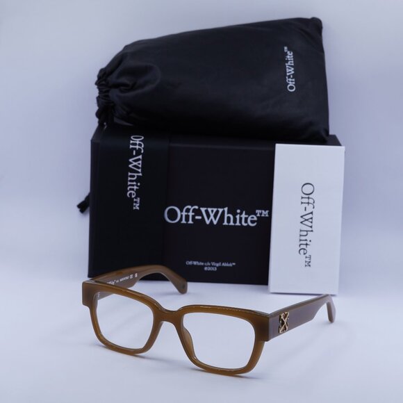 Off-White OERJ059 STYLE 59 7400 Square Eyeglasses 52mm – Mud - Picture 1 of 10